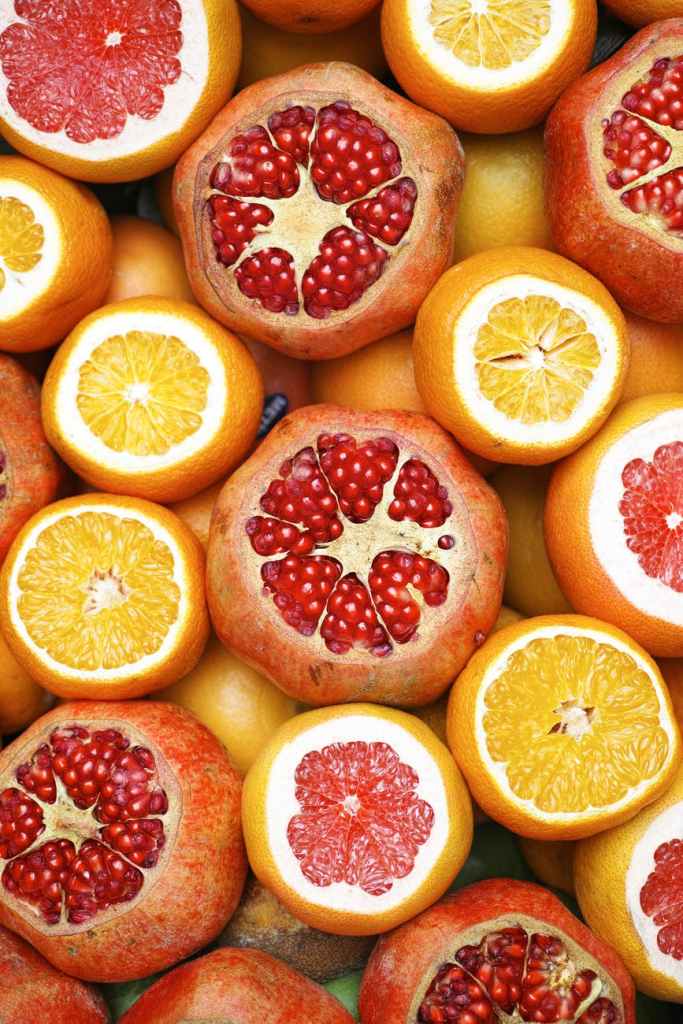 The image is showing pomegranates and oranges.
10 Astounding Reasons for why you should take vitamin C.